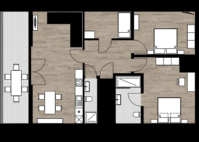 公寓 Huus Achterdiek - Whg Oberdeck *